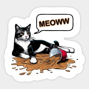 Meow Sticker